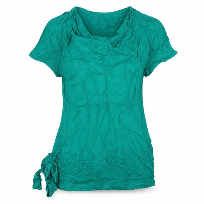 Womens UK Size 10 Crew Clothing Green Basic T-Shirt
