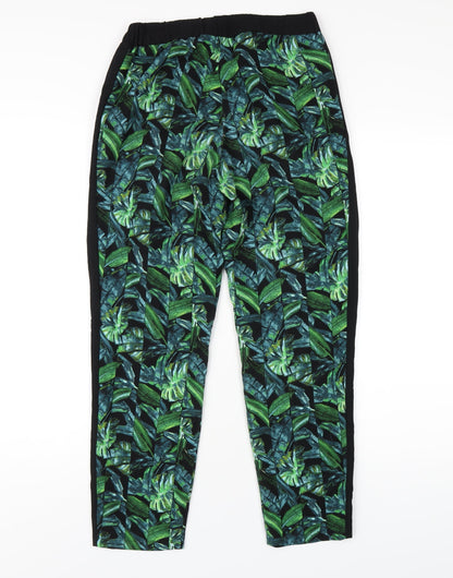 Womens UK Size 6 Topshop Regular Fit Sweatpants Green Trousers