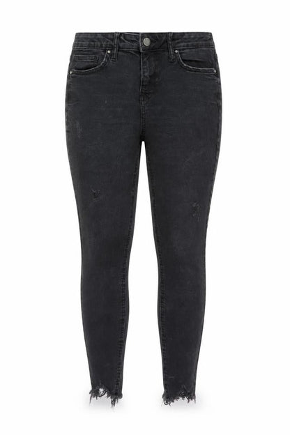 Womens UK Size 10 Denim & Co. Regular Fit Skinny Grey Jeans