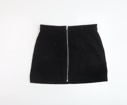 Womens UK Size 12 Topshop A-Line Corduroy Skirt