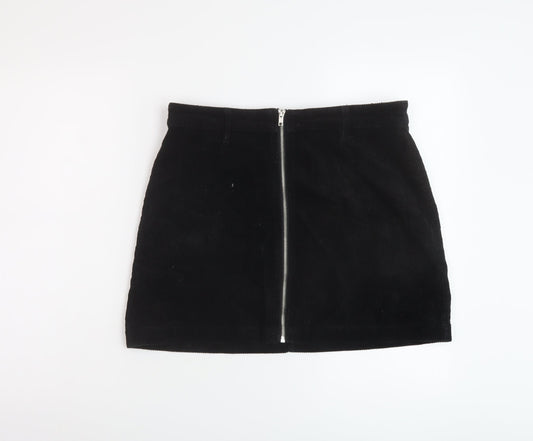 Womens UK Size 12 Topshop A-Line Corduroy Skirt
