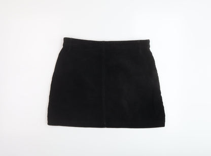 Womens UK Size 12 Topshop A-Line Corduroy Skirt