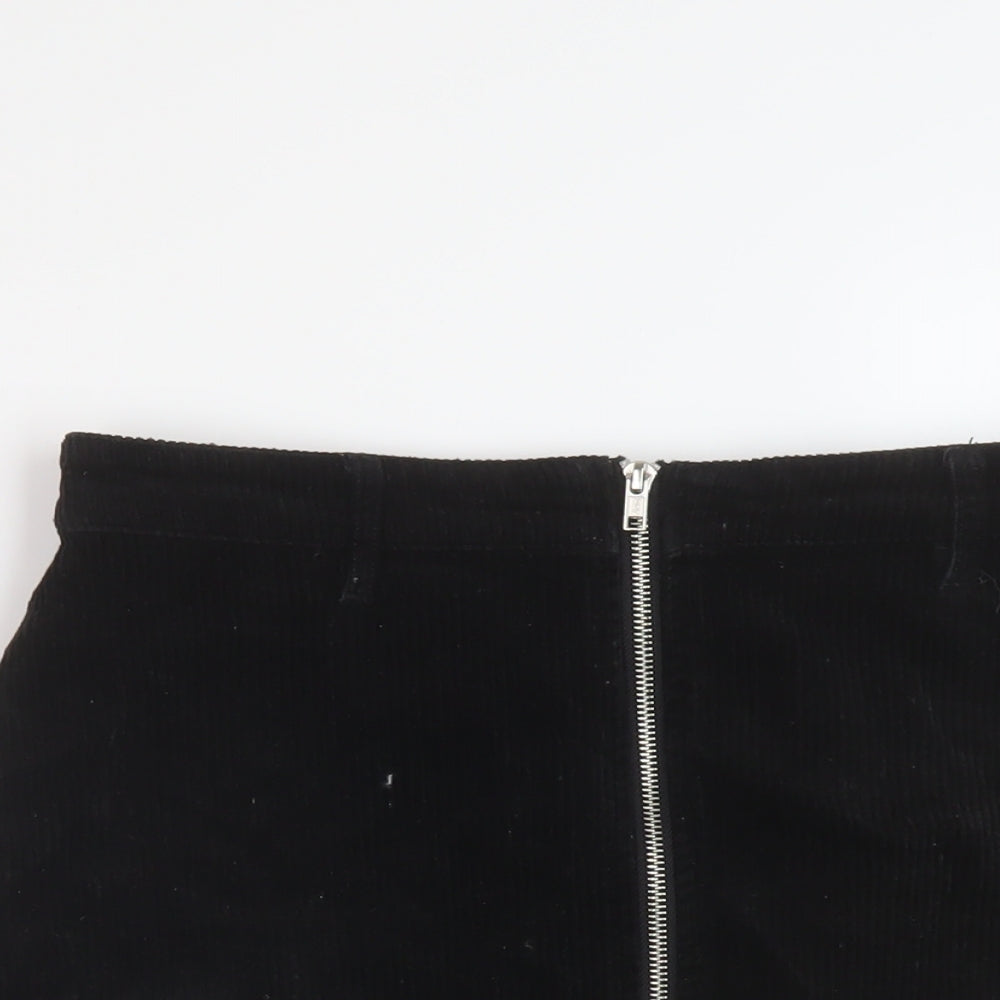 Womens UK Size 12 Topshop A-Line Corduroy Skirt