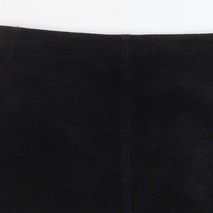 Womens UK Size 12 Topshop A-Line Corduroy Skirt
