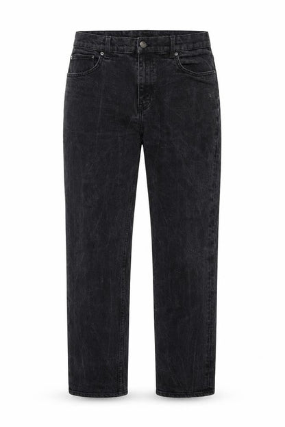 Mens UK Size 32 in Monday Regular Fit Straight Black Jeans