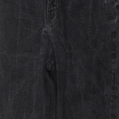 Monday Mens Black Cotton Straight Jeans Size 32 in L32 in Regular Button