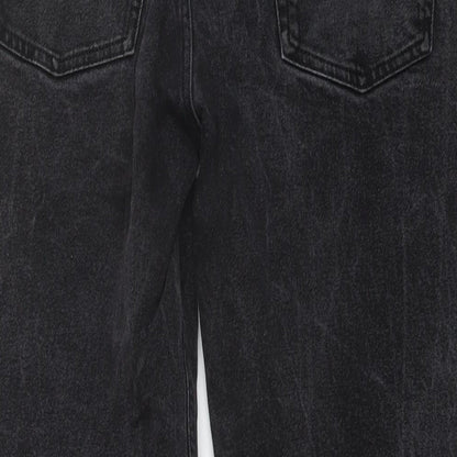 Monday Mens Black Cotton Straight Jeans Size 32 in L32 in Regular Button