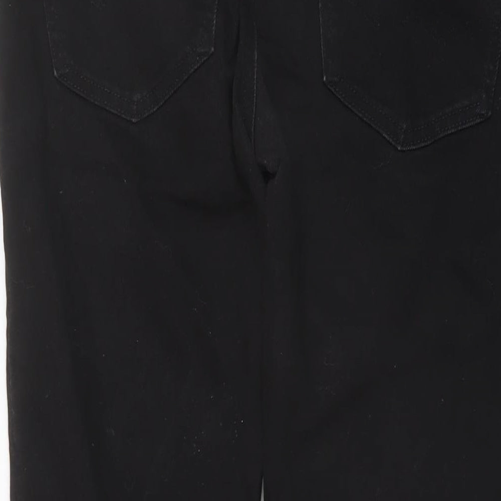 American Eagle Mens Black Cotton Straight Jeans Size 31 in L32 in Regular Button