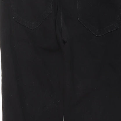 American Eagle Mens Black Cotton Straight Jeans Size 31 in L32 in Regular Button