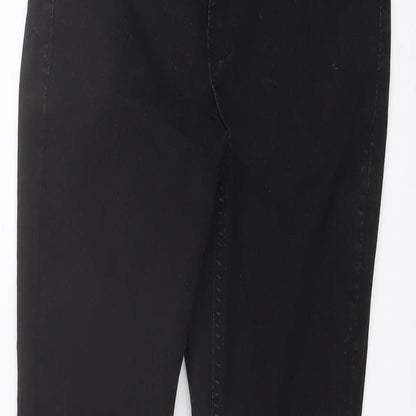 365 Denim Womens Black Cotton Skinny Jeans Size 8 L24 in Regular Button