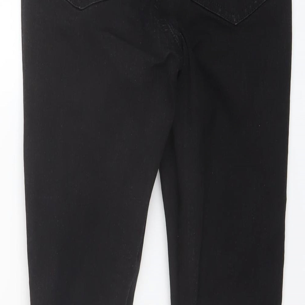 365 Denim Womens Black Cotton Skinny Jeans Size 8 L24 in Regular Button