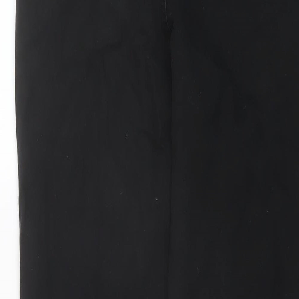 Denim & Co. Womens Black Cotton Jegging Jeans Size 14 L27 in Regular Button