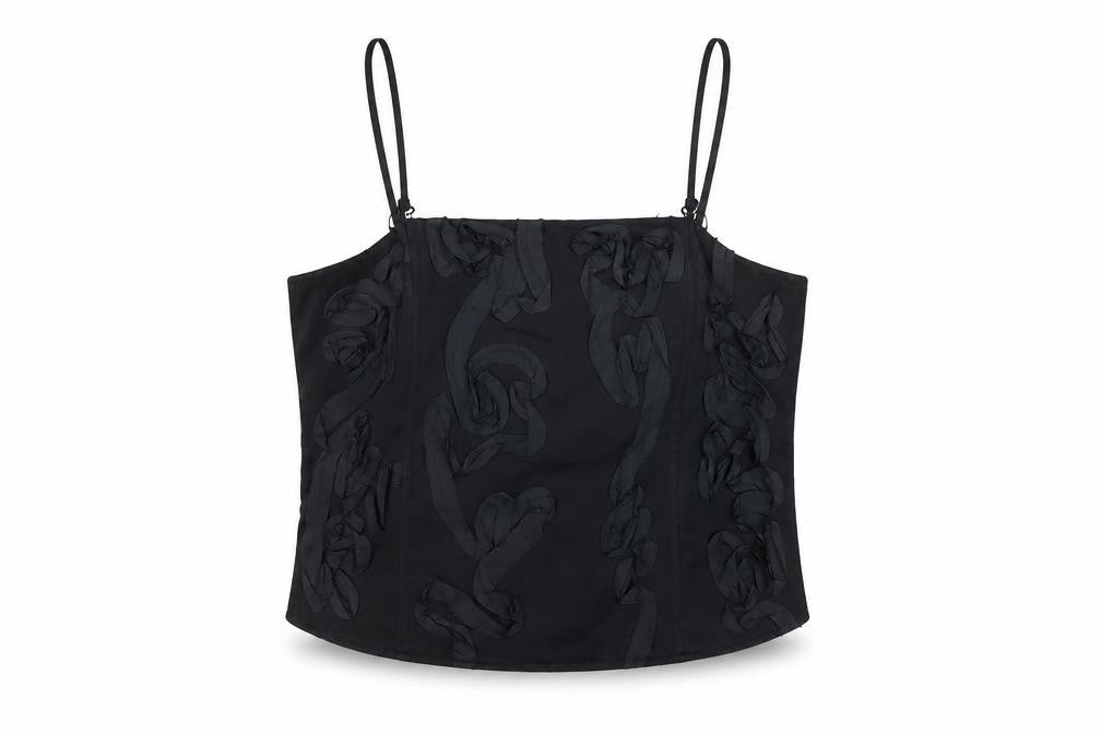 Womens UK Size 14 Per Una Black Basic T-Shirt