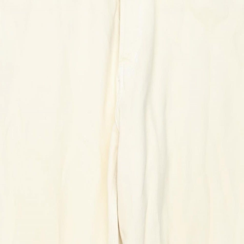 Womens UK Size 14 H&M Regular Fit Straight Beige Jeans