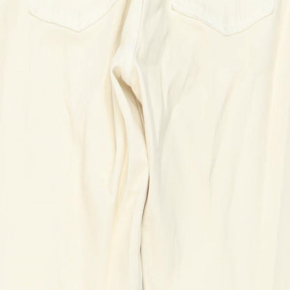 Womens UK Size 14 H&M Regular Fit Straight Beige Jeans