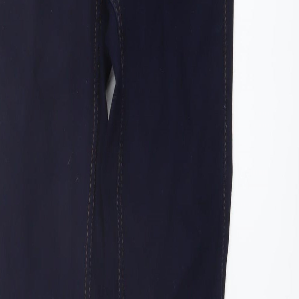 Noisy may Womens Blue Cotton Skinny Jeans Size S L32 in Regular Button