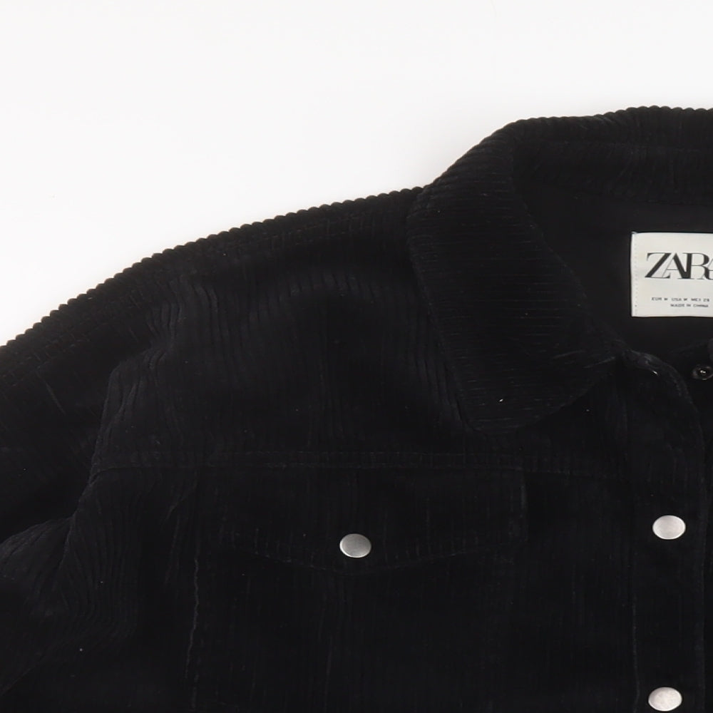 Womens UK Size M Zara Black Jacket