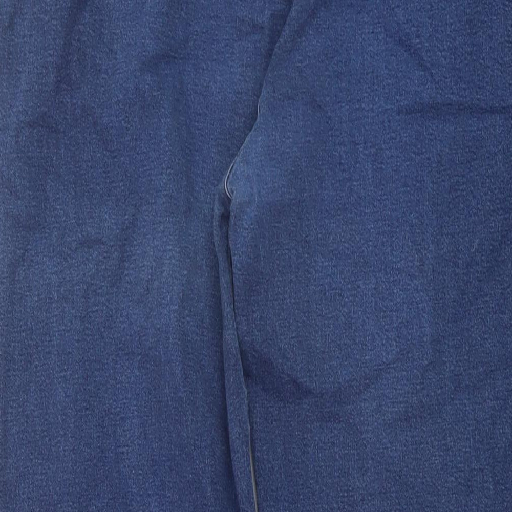 Union blues Womens Blue Cotton Straight Jeans Size 36 in L29 in Regular Button