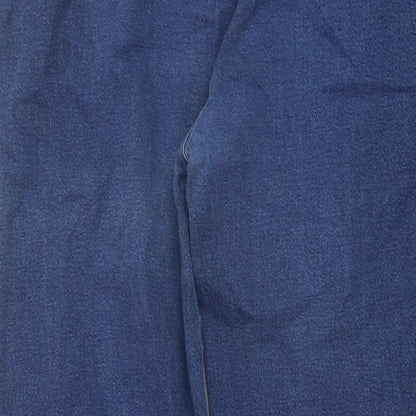 Union blues Womens Blue Cotton Straight Jeans Size 36 in L29 in Regular Button