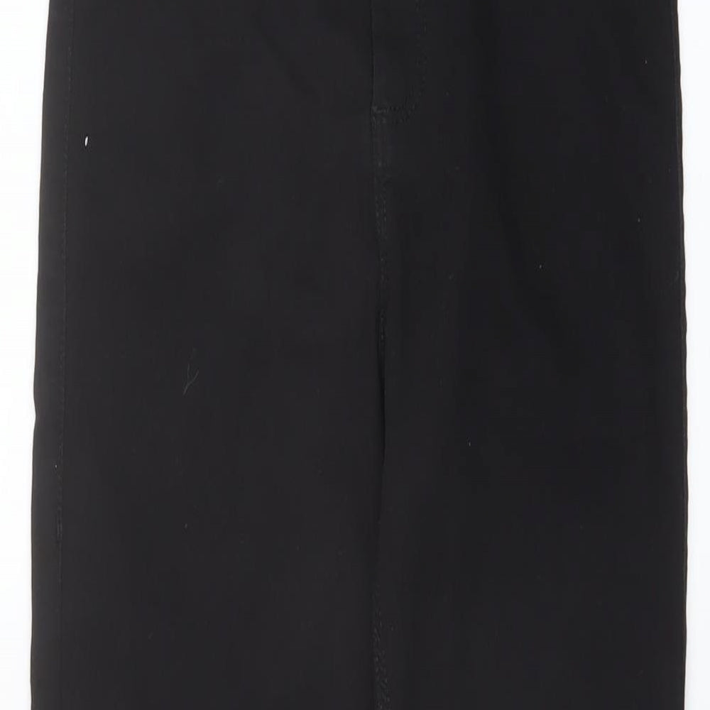 Topshop Womens Black Cotton Jegging Jeans Size 30 in L26 in Regular Button