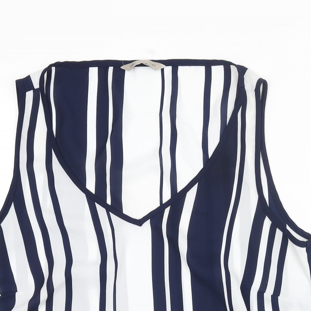 Womens UK Size 12 Marks and Spencer Blue Camisole Blouse