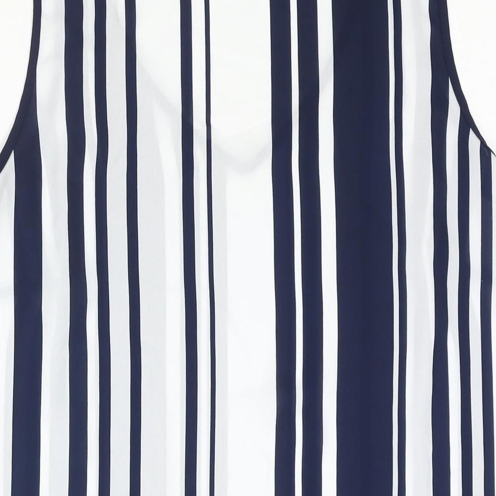Womens UK Size 12 Marks and Spencer Blue Camisole Blouse