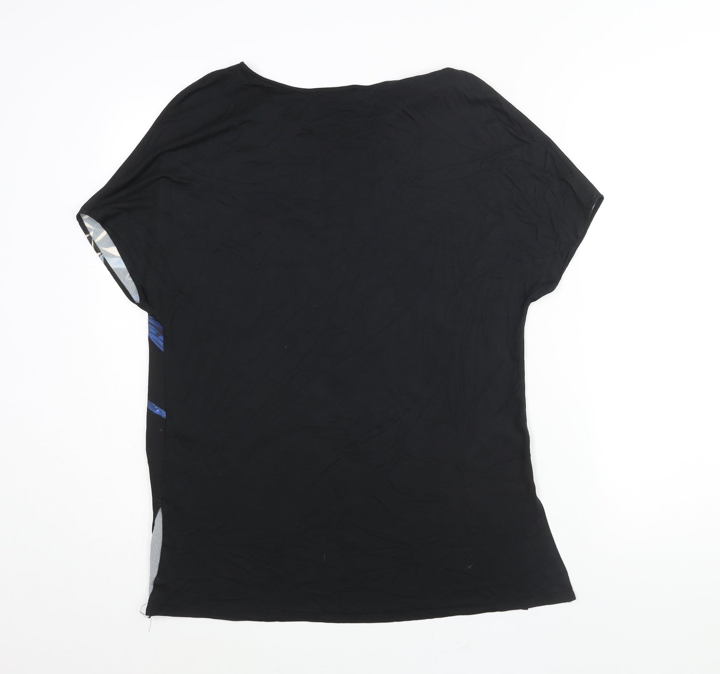 Womens UK Size 12 Per Una Black Basic Blouse