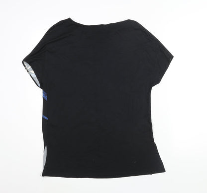 Womens UK Size 12 Per Una Black Basic Blouse