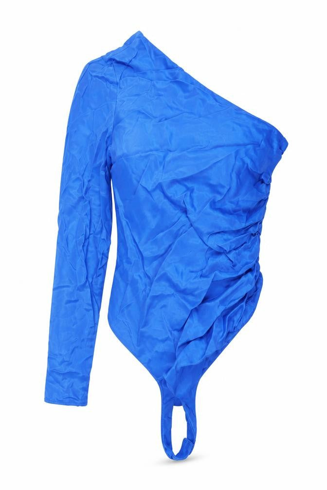 Womens UK Size S Zara One-Piece Blue Bodysuit
