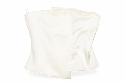 Womens UK Size L Zara Ivory Cropped Blouse