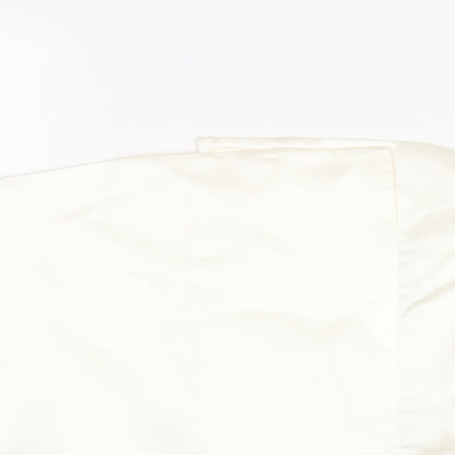 Womens UK Size L Zara Ivory Cropped Blouse