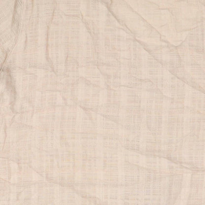 Autonomy Womens Pink Cotton Basic Blouse Size XL Scoop Neck - Button Detail Pockets