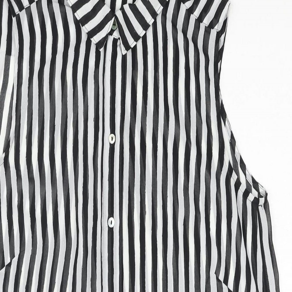 Womens UK Size 6 H&M Black Camisole Blouse
