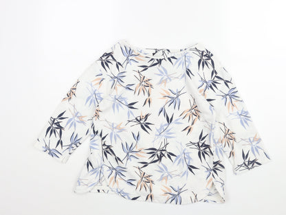 Womens UK Size 6 Marks and Spencer White Basic Blouse