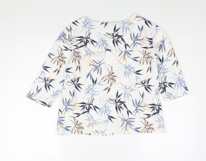 Womens UK Size 6 Marks and Spencer White Basic Blouse