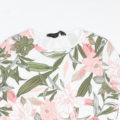 Womens UK Size 8 Dorothy Perkins Multicoloured Basic Blouse