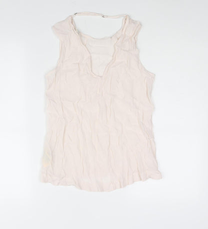 Womens UK Size S Lee Pink Camisole Blouse