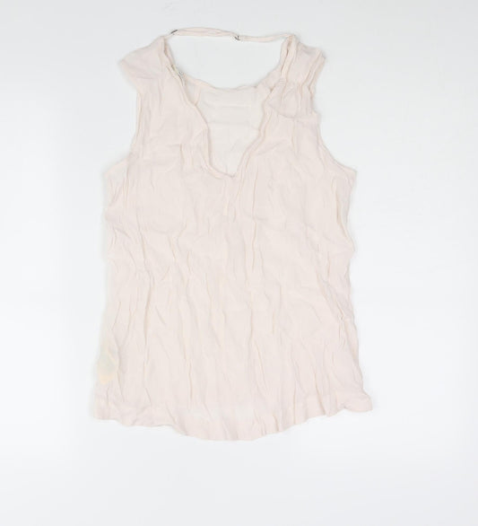 Womens UK Size S Lee Pink Camisole Blouse