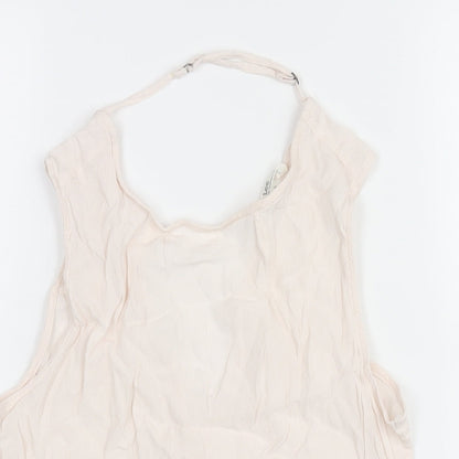 Womens UK Size S Lee Pink Camisole Blouse
