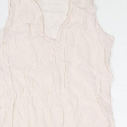 Womens UK Size S Lee Pink Camisole Blouse