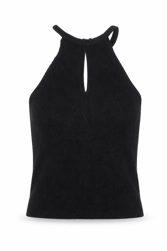 Womens UK Size M Glamorous Black Basic Blouse