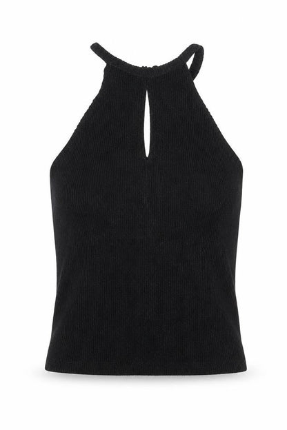 Womens UK Size M Glamorous Black Basic Blouse