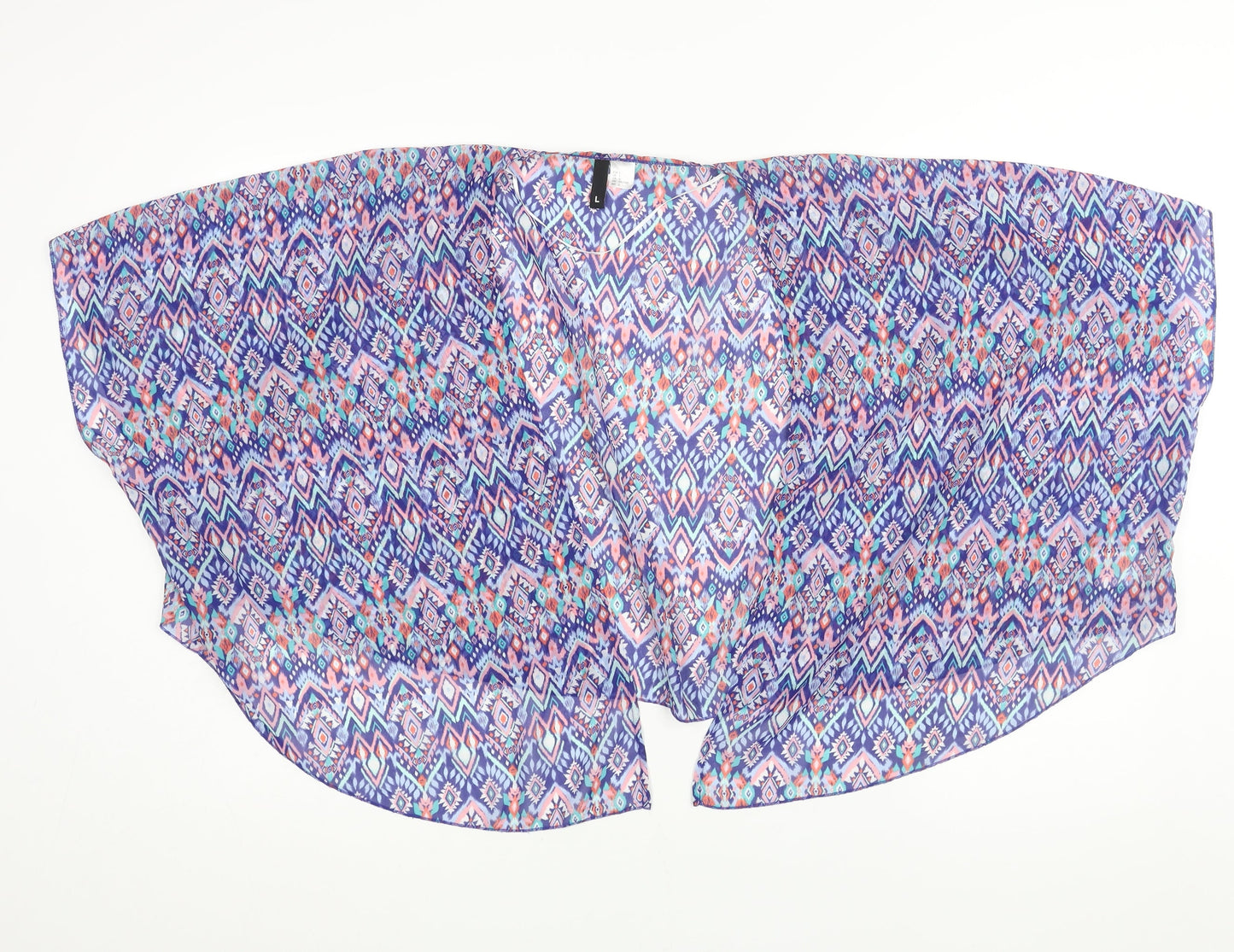 Womens UK Size L Divided by H&M Multicoloured Kimono Blouse