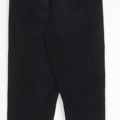 Topshop Womens Black Cotton Skinny Jeans Size 25 in L30 in Regular Zip