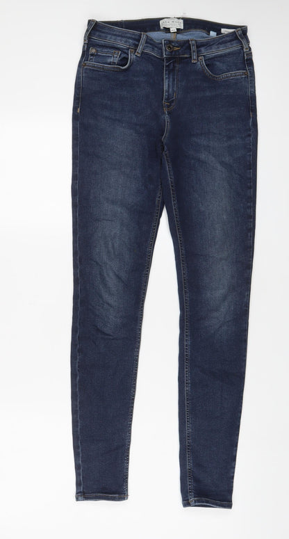 Womens UK Size 27 in Jack Wills Regular Fit Skinny Blue Jeans