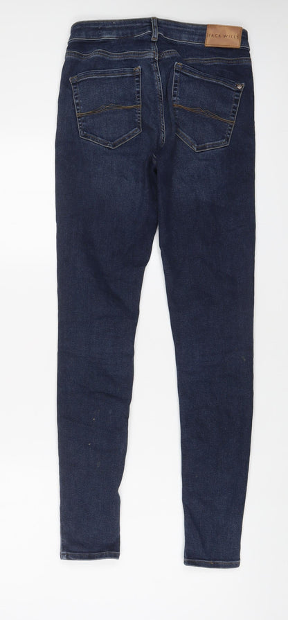 Womens UK Size 27 in Jack Wills Regular Fit Skinny Blue Jeans