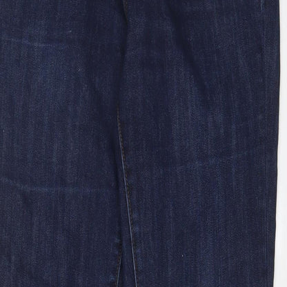 Gap Womens Blue Cotton Skinny Jeans Size 10 L29 in Regular Zip