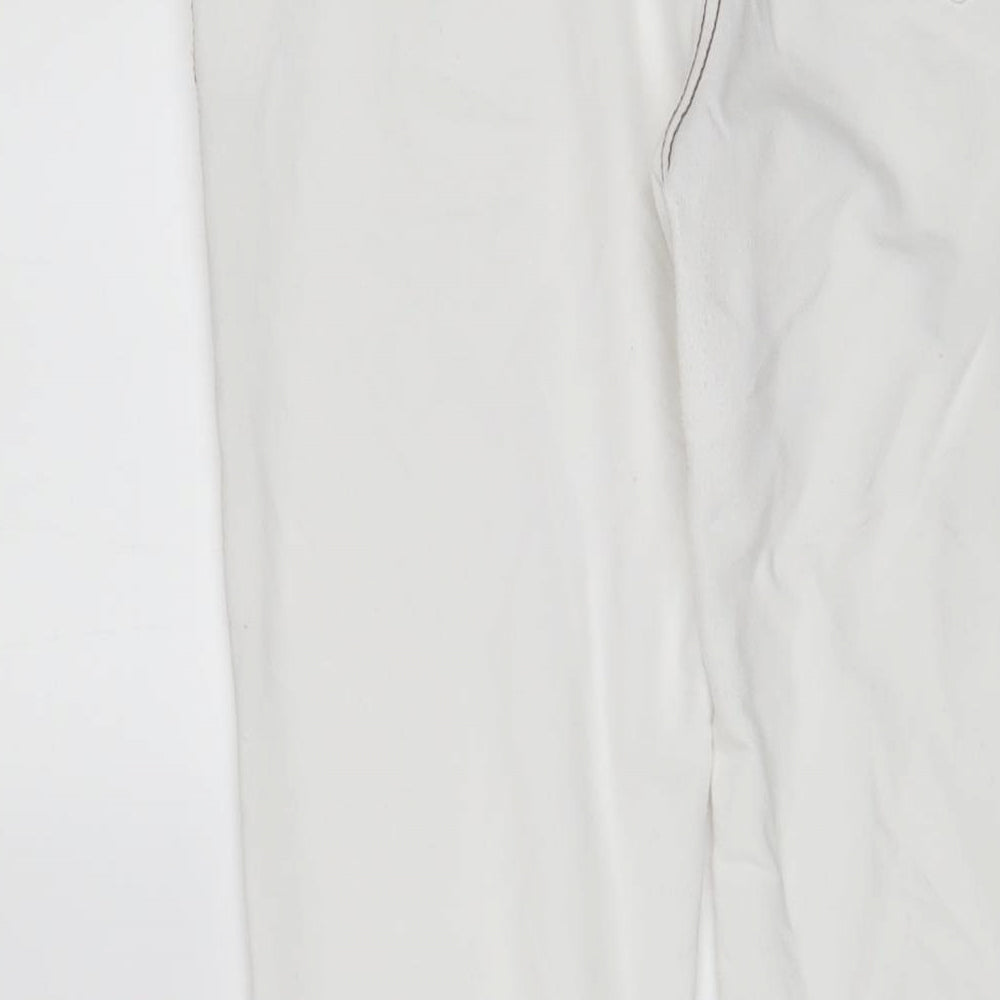 In the Style Womens White Cotton Jegging Jeans Size 16 L27 in Regular