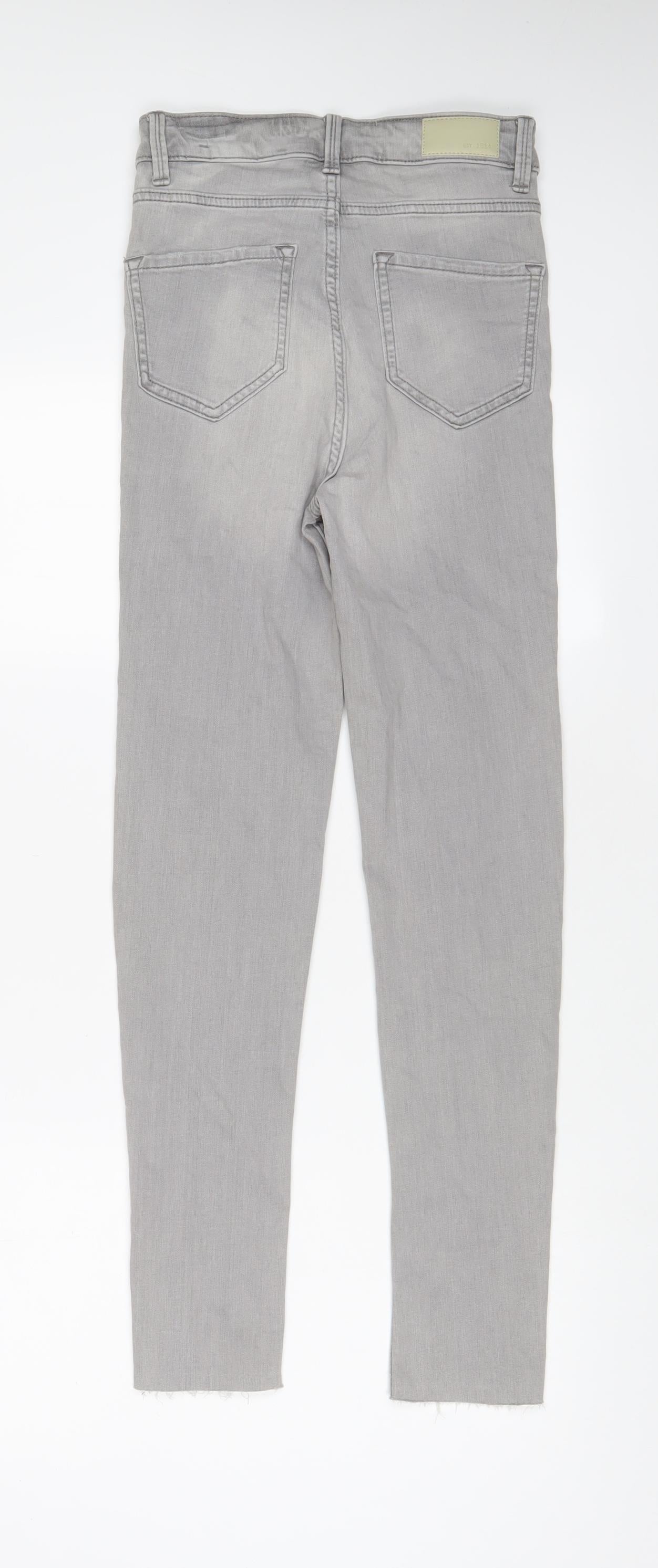 Womens UK Size 6 Marks and Spencer Regular Fit Skinny Grey Jeans