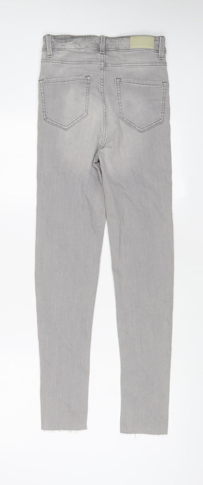 Womens UK Size 6 Marks and Spencer Regular Fit Skinny Grey Jeans